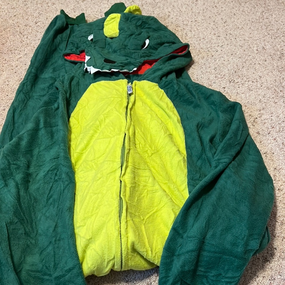 Green Dinosaur Kids Costume